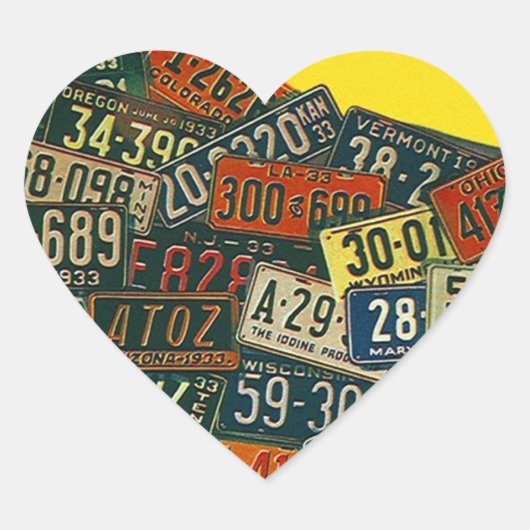 Sticker Road Trips Reisvergunning Borden Bord (Voorkant)