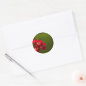 Sticker rode bloem (Envelop)