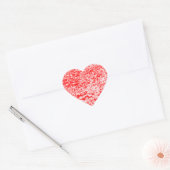 Sticker rode en witte marmer (Envelop)