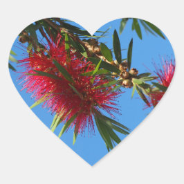 Sticker rode flessenborstelhart