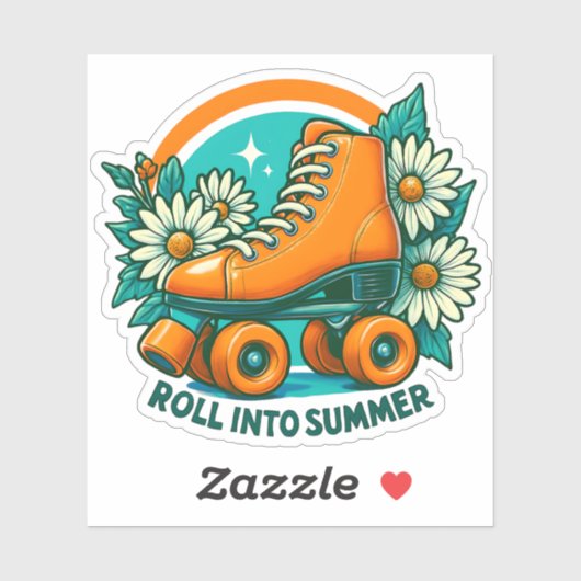 sticker "Roll Into Summer" (Vel)
