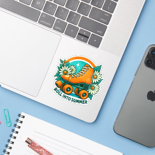 sticker "Roll Into Summer"