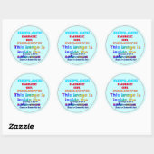 Sticker Rond Alle maten (Vel)