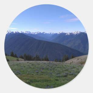 Sticker rond de orkaan Ridge Olympisch Nat'l Park