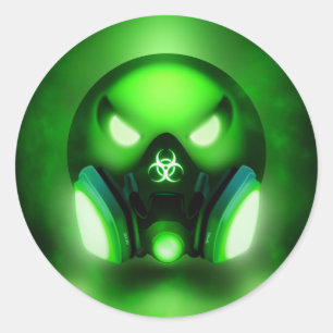 Sticker Rond Toxicmoji