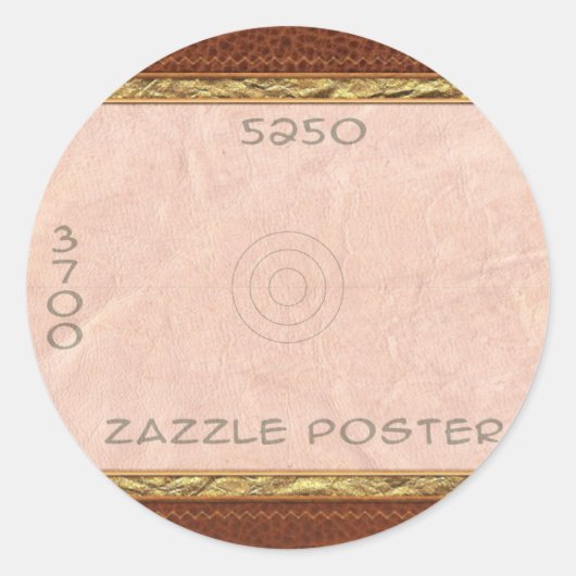 Sticker - Rond v2 - Landschap (Voorkant)