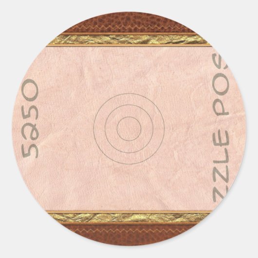 Sticker - Rond v2 - Portret (Voorkant)