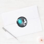Sticker Rond Walkermoji Vintage (Envelop)