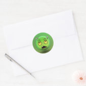 Sticker Rond Zombiemoji (Envelop)