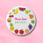 Sticker Ronde Button 3,2 Cm<br><div class="desc">Sweet Kawaii Fruit Party collectie</div>