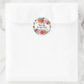 sticker Ronde Dank u voor uw bestelling (Tas)