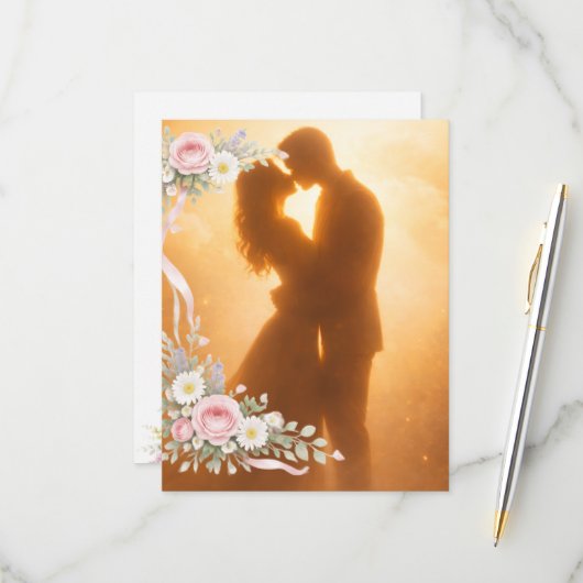 Sticker RSVP Kaartje (Voorkant / Achterkant in situ)