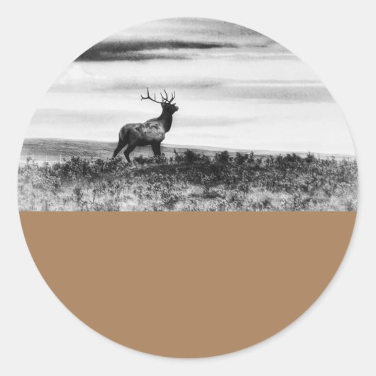 Sticker Rustic Elk (Voorkant)