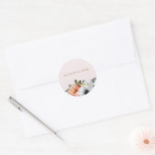 Sticker  Rustic Peach Engagement Party (Envelop)