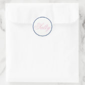 sticker "Salty" Wedding - Blush Pink/Navy (Tas)