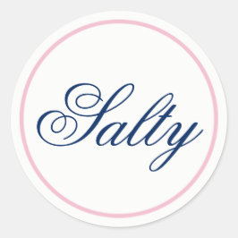 sticker "Salty" Wedding - Blush Pink/Navy