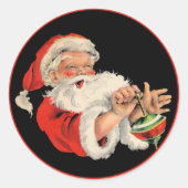  sticker Santa Claus (Voorkant)
