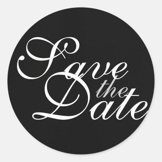 Sticker - Save the Date (Voorkant)