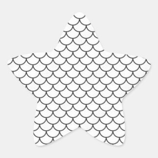 Sticker "Scallop Pattern on a Starfish"