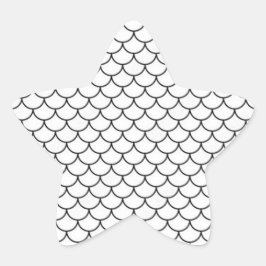 Sticker "Scallop Pattern on a Starfish"