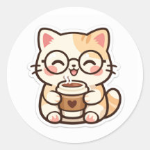 Sticker Schattig Kawa