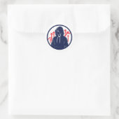 Sticker Scherpe Handelshand (Tas)