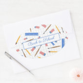 Sticker schoolvoorraadpatroon (Envelop)