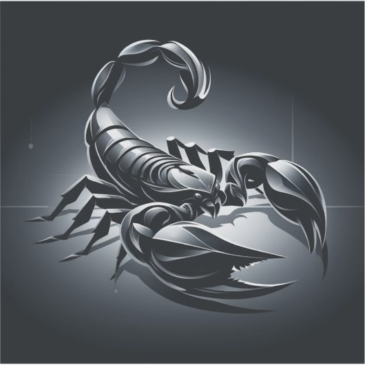 Sticker schorpioen (Voorkant)