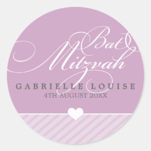 STICKER SEAL - BAT MITZVAH :: heerlijk type 4