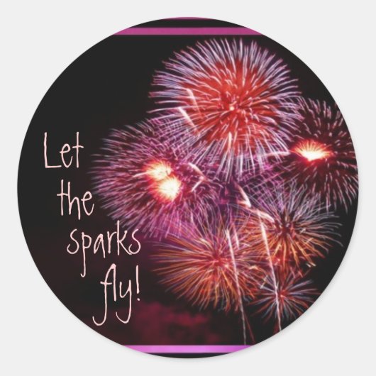 Sticker Seal ~ Celebrate :: Vuurwerk (Voorkant)