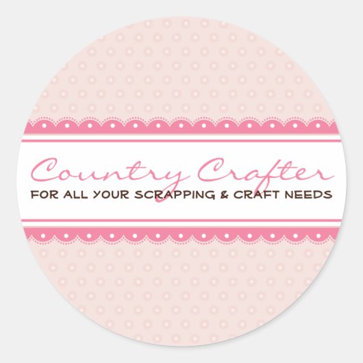 STICKER SEAL :: crafty 2 (Voorkant)