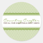 STICKER SEAL ::  crafty 3 (Voorkant)