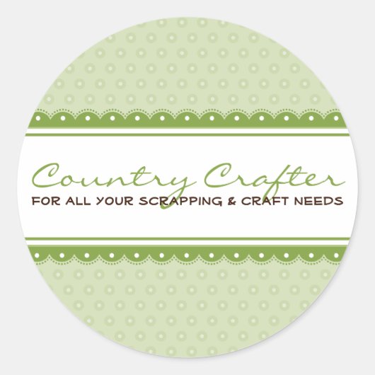 STICKER SEAL ::  crafty 3 (Voorkant)