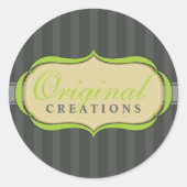 STICKER SEAL :: elegant flamboyant 11 (Voorkant)