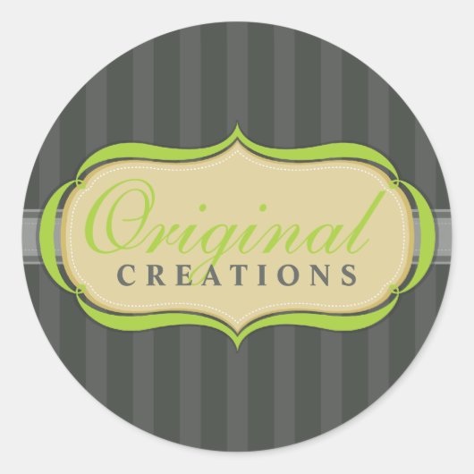 STICKER SEAL :: elegant flamboyant 11 (Voorkant)