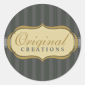 STICKER SEAL :: elegant flamboyant 13 (Voorkant)