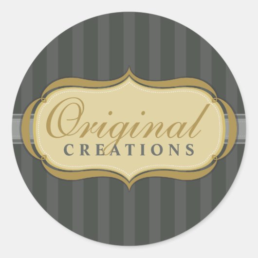 STICKER SEAL :: elegant flamboyant 13 (Voorkant)