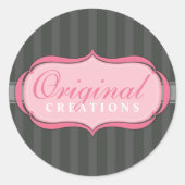 STICKER SEAL :: elegant flamboyant 6 (Voorkant)