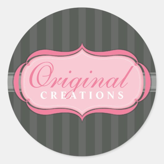 STICKER SEAL :: elegant flamboyant 6 (Voorkant)