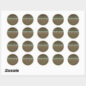 STICKER SEAL :: Gevormde zonnesteen 6 (Vel)