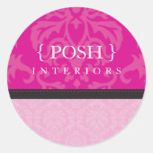 STICKER SEAL :: goddelijk damast 1B (Voorkant)