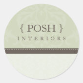 STICKER SEAL :: goddelijk damast 9B (Voorkant)