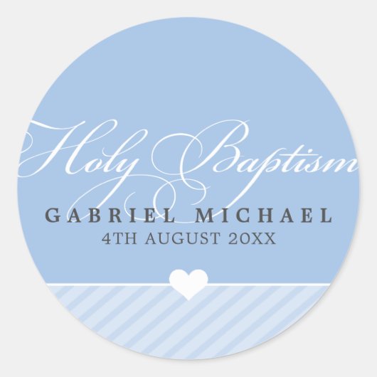 STICKER SEAL - Heilig doopsel :: Heerlijk type 5 (Voorkant)