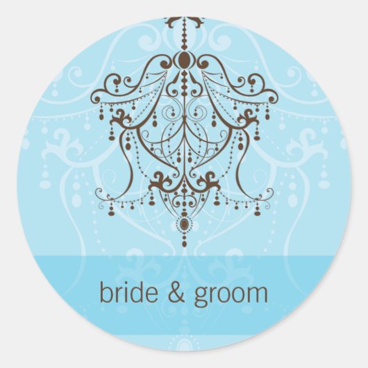 STICKER / SEAL :: kroonluchter (Voorkant)