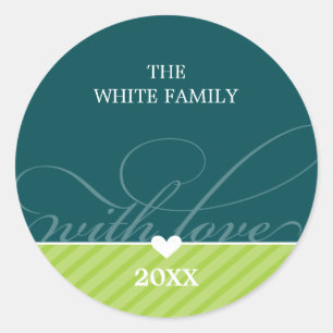 STICKER SEAL - MET LIEFDE :: heerlijk type 4
