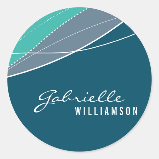 STICKER SEAL :: moderne elegantie 2 (Voorkant)