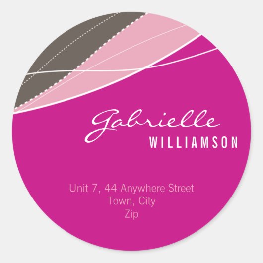 STICKER SEAL :: moderne elegantie 7 (Voorkant)