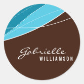 STICKER SEAL :: moderne elegantie 9 (Voorkant)