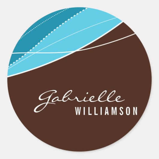 STICKER SEAL :: moderne elegantie 9 (Voorkant)