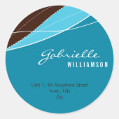 STICKER SEAL :: moderne elegantie 9 (Voorkant)